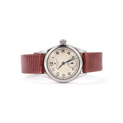 Lot 677 - A GENTS STEEL ROLEX OYSTER ROYAL WATCH