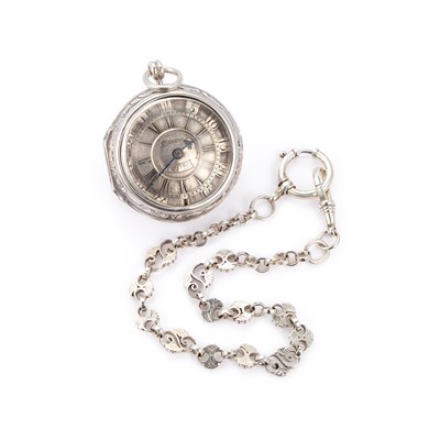 Lot 666 - A PAIR CASED POCKET WATCH