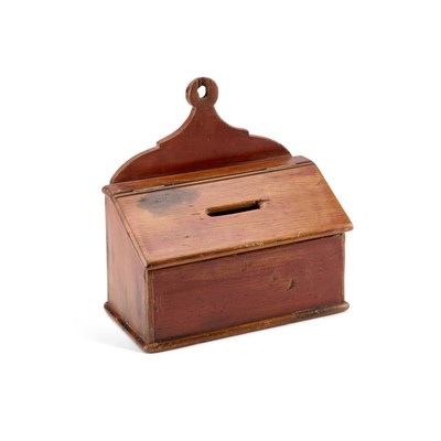 Lot 2 - A VICTORIAN PINE COLLECTIONS BOX