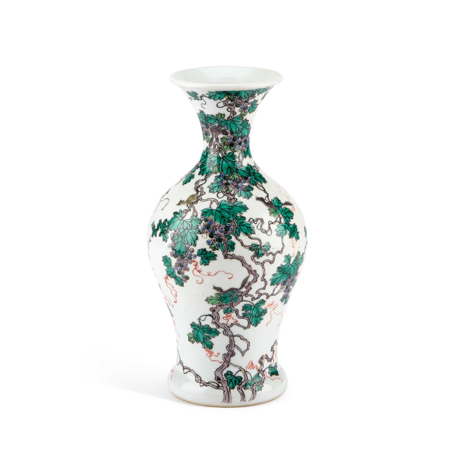 Lot A CHINESE FAMILLE VERTE VASE