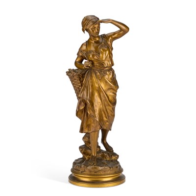 Lot 1071 - AFTER EUGENE LAURENT (1832-1898), THE FISHERGIRL