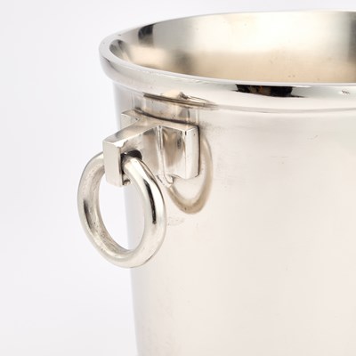 Lot A SILVER PLATED 'CUVEE DE PRESTIGE DU LOUVOIS' CHAMPAGNE BUCKET