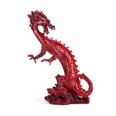 Lot 845 - A ROYAL DOULTON ARCHIVES COLLECTION BURSLEM ARTWARES FLAMBE SHENLONG DRAGON