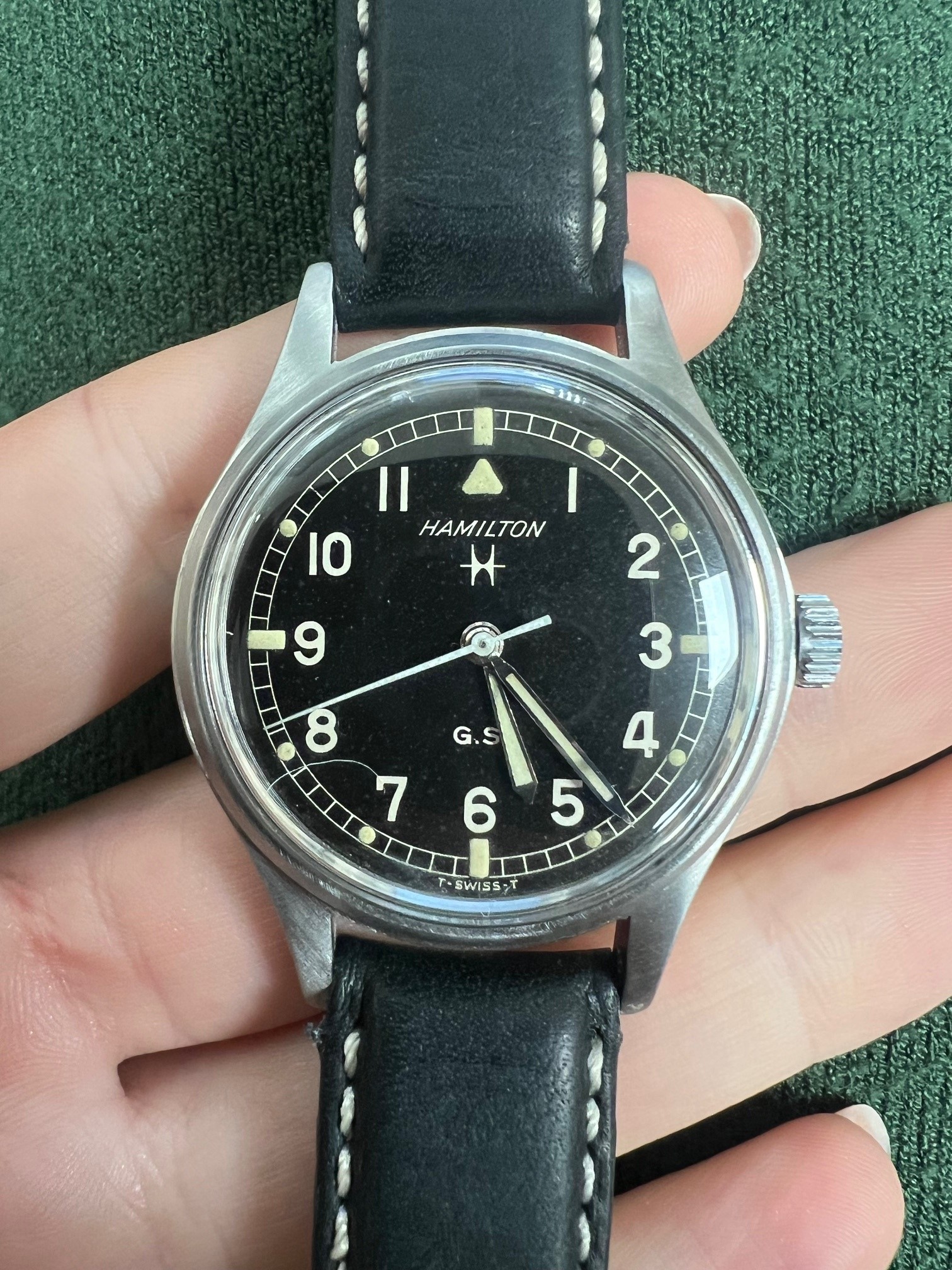 Lot 653 - A GENTS HAMILTON 