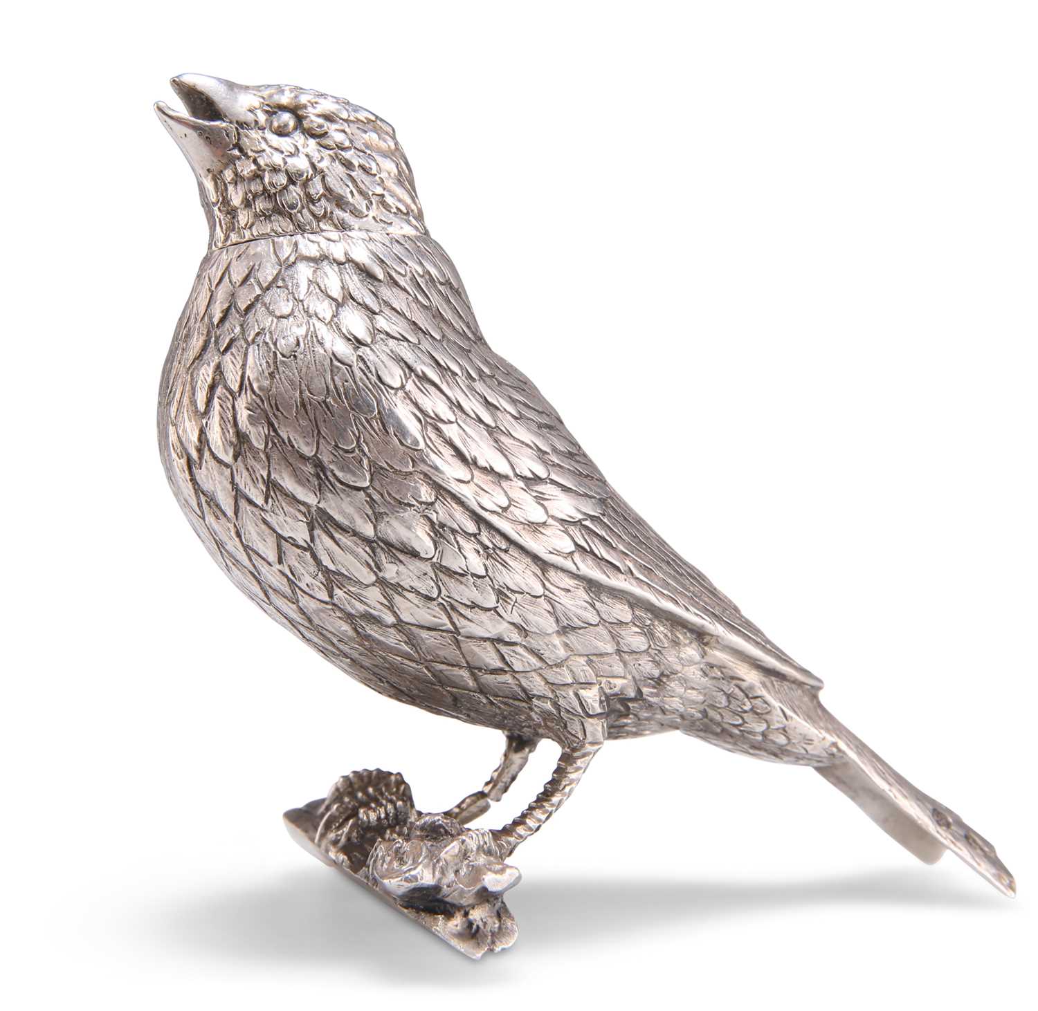 Silver Belette Lot 1069 - A CONTINENTAL SILVER NOVELTY PEPPERETTE