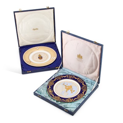 Lot 90 - TWO BOXED SPODE COMMEMORATIVE PLATES