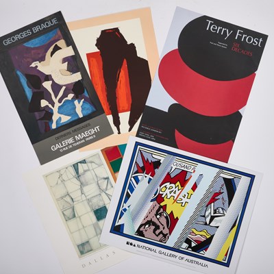 Lot 649 - AFTER MOTHERWELL, FROST, DINE, LICHTENSTEIN, BRAQUE