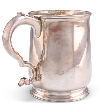 Lot 1452 - A GEORGE I BRITANNIA STANDARD SILVER PINT MUG