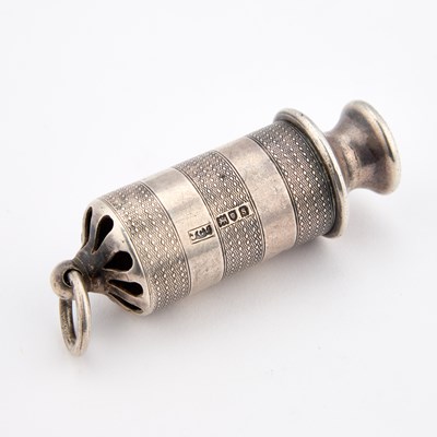 Lot 449 - A RARE GEORGE V SILVER WHISTLE