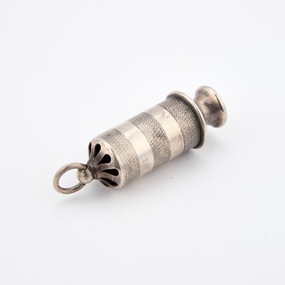 Lot 449 - A RARE GEORGE V SILVER WHISTLE