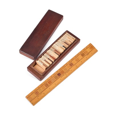 Lot 284 - A LISTER & CO TIMBER MERCHANTS SALESMAN'S TIMBER SAMPLES CASE, 'THE LISTER COLLECTION'