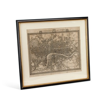 Lot 2 - A PLAN OF LONDON AND ITS ENVIRONS