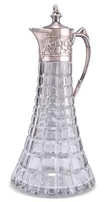 Lot 1224 - AN ELIZABETH II SILVER JUBILEE LIMITED EDITION SILVER-MOUNTED CLARET JUG