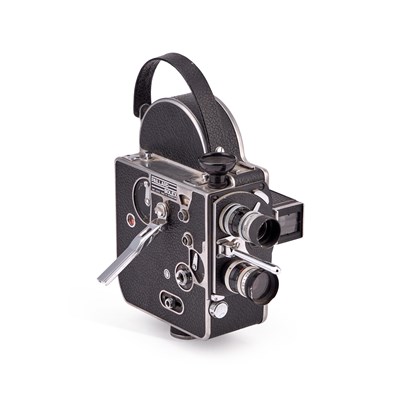 Lot 599 - A PAILLARD BOLEX H8 8MM CINE CAMERA, CIRCA 1941