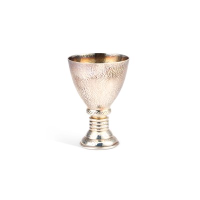 Lot 185 - A GREEK STERLING SILVER CHALICE