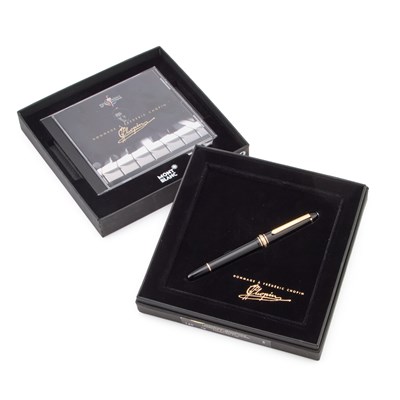 Lot 364 - A MONTBLANC MEISTERSTRUCK SPECIAL EDITION 'HOMMAGE À FREDERIC CHOPIN' FOUNTAIN PEN