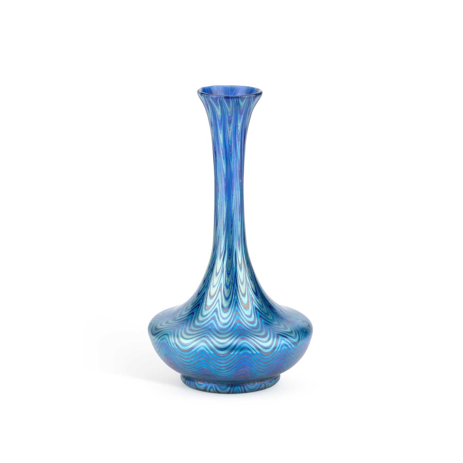 Lot 2 - AN EARLY 20TH CENTURY LOETZ GLASS VASE