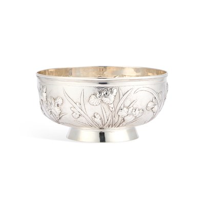 Lot 288 - A LATE 19TH CENTURY CHINESE SILVER BOWL