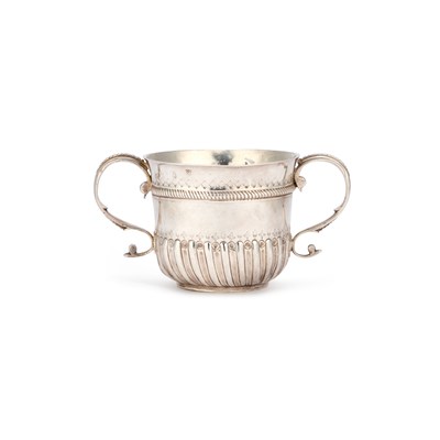 Lot 218 - A QUEEN ANNE BRITANNIA STANDARD SILVER PORRINGER