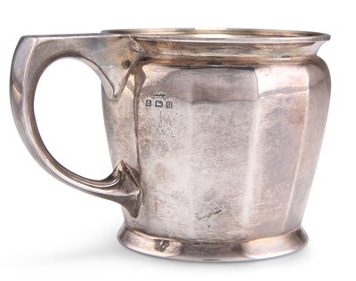 Lot 1309 - A GEORGE V SILVER MUG