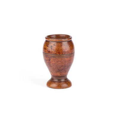 Lot 423 - A TREEN VASE