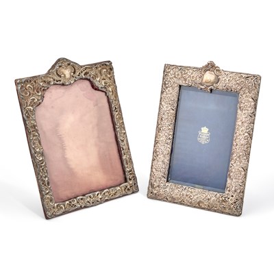 Lot 363 - TWO SILVER-MOUNTED PHOTOGRAPH FRAMES