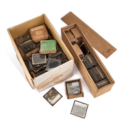 Lot 350 - A LARGE COLLECTION OF MAGIC LANTERN SLIDES