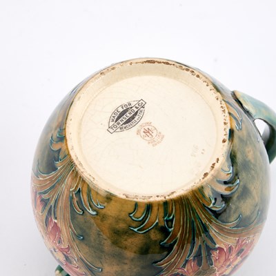 Lot 74 - WILLIAM MOORCROFT FOR JAMES MACINTYRE, A 'REVIVED CORNFLOWER' POTTERY JUG, CIRCA 1912