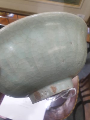 Lot 153 - A CHINESE CELADON BOWL