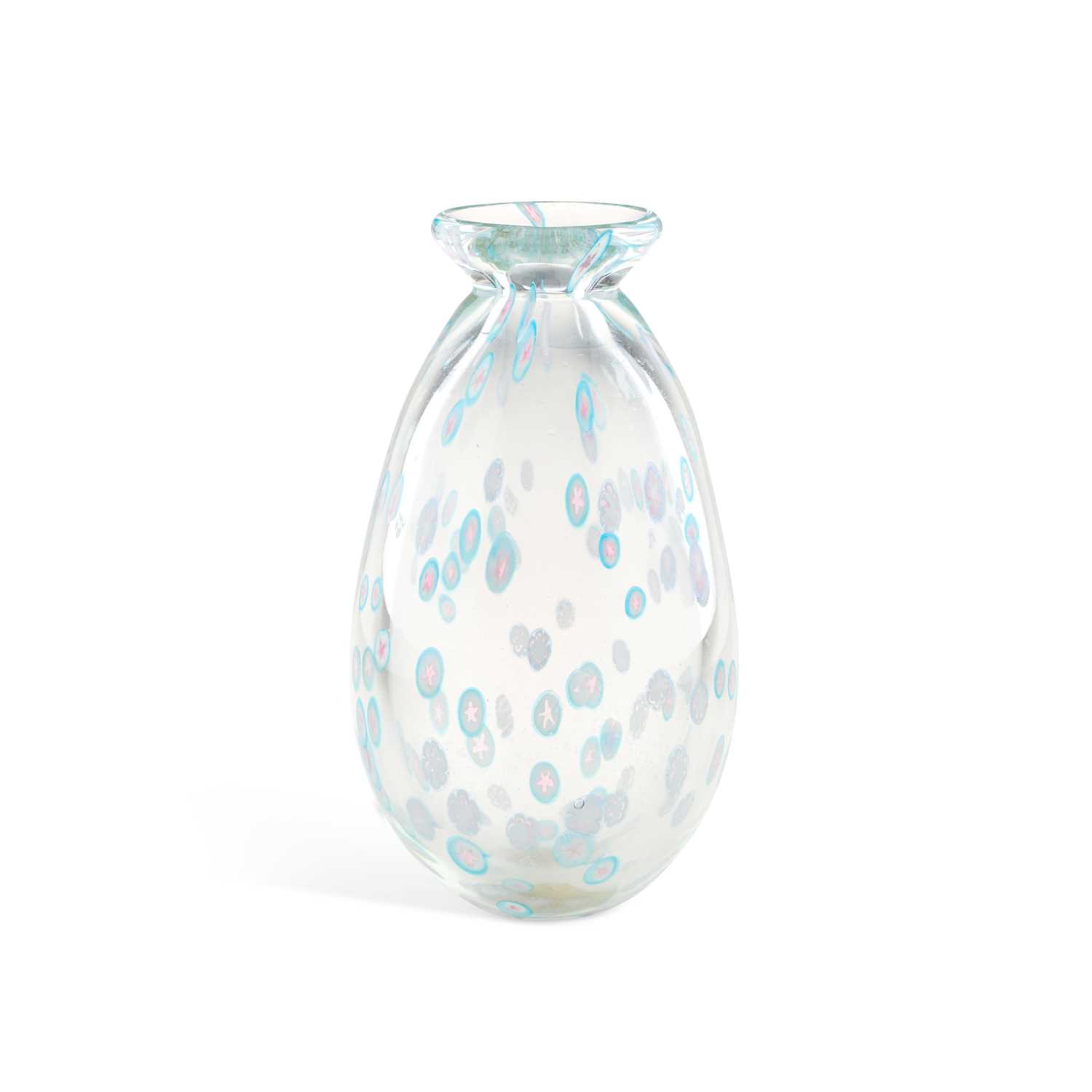 Lot 74 - A MILLEFIORI GLASS VASE IN MURANO STYLE