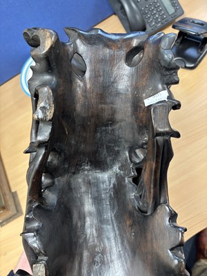 Lot 213 - A 19TH CENTURY CHINESE HARDWOOD STAND