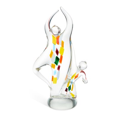 Lot 24 - ERMANNO NASON (1928-2013), A LARGE MURANO GLASS FIGURE GROUP