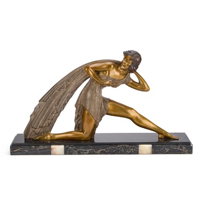 Lot 923 - DEMETRE CHIPARUS (1886-1947), FEMME ALLONGÉE