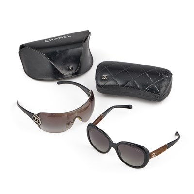 Lot 881 - TWO PAIRS OF CHANEL SUNGLASSES