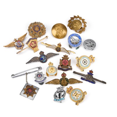 Lot 44 - A COLLECTION OF SWEETHEART BADGES