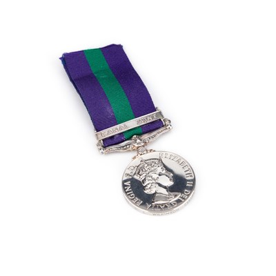 Lot 47 - AN ELIZABETH II GSM CANAL ZONE MEDAL