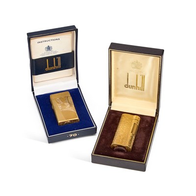 Lot 571 - TWO DUNHILL ROLLAGAS LIGHTERS