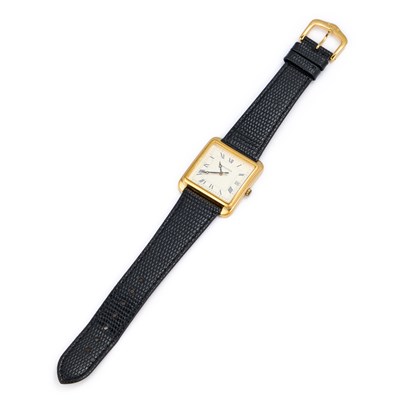 Lot 591 - A GENTS GOLD PLATED HAMILTON STRAP WATCH