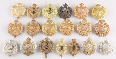 Lot 218 - ROYAL ENGINEERS CAP BADGES