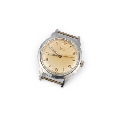 Lot 578 - A GENTS STEEL DOXA WATCH HEAD