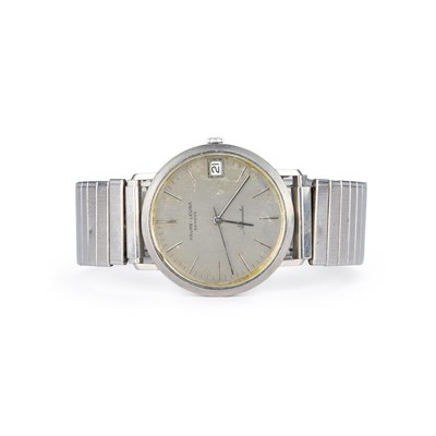 Lot 613 - A GENTS STEEL FAVRE LEUBA BRACELET WATCH