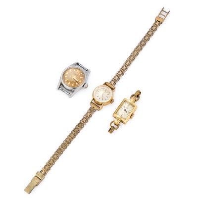 Lot 574 - TWO LADY'S OMEGA WATCHES