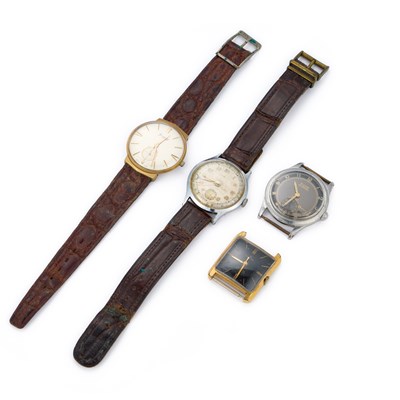 Lot 621 - A GROUP OF GENTS WRISTWATCHES