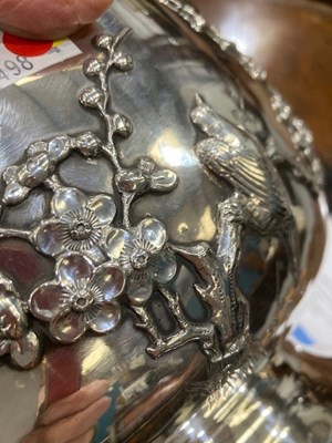 Lot 254 - A LARGE CHINESE SILVER BOWL