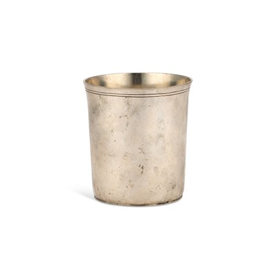 Lot 303 - A GERMAN SILVER BEAKER