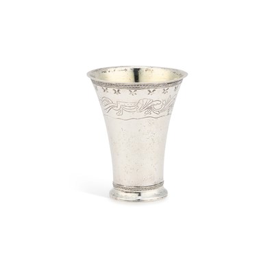 Lot 274 - A SWEDISH SILVER BEAKER