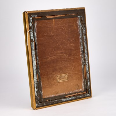 Lot 55 - AN EARLY 20TH CENTURY PAINTED PORCELAIN PLAQUE