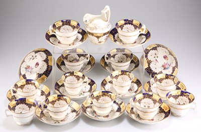 Lot 88 - A MID-19TH CENTURY ENGLISH PARTIAL TEA SERVICE