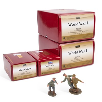 Lot 62 - A GROUP OF BOXED W. BRITAIN COLLECTORS CLUB WORLD WAR 1 FIGURES