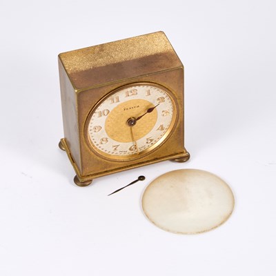 Lot 269 - A ZENITH TRAVELLING DESK CLOCK
